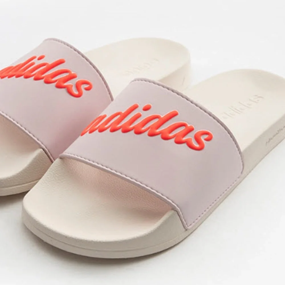 Adidas Men Adilette Shower Slipper Orange Pink Shoes Slide Beach Slippers Size 9